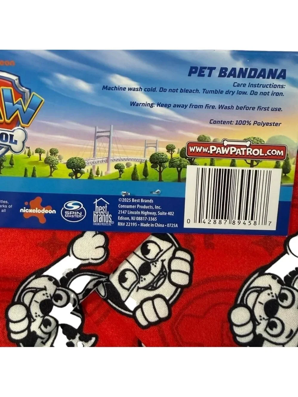 Paw Patrol Pet Accessory Set